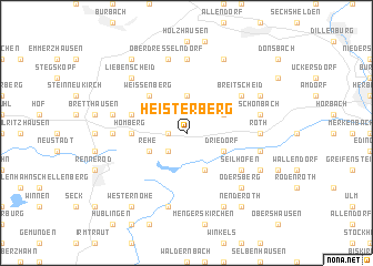 map of Heisterberg