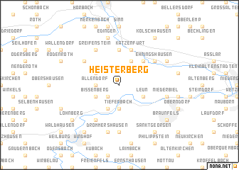 map of Heisterberg