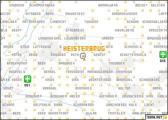 map of Heisterbrug