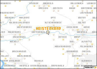 map of Heisterkamp