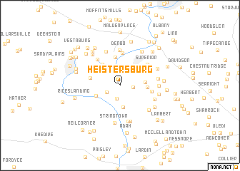 map of Heistersburg