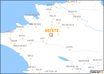 map of Heiste