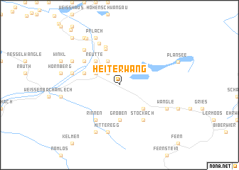 map of Heiterwang