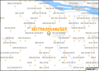 map of Heitmannshausen