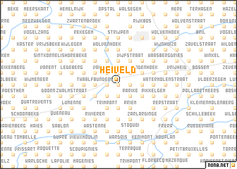 map of Heiveld