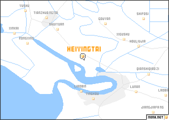 map of Heiyingtai