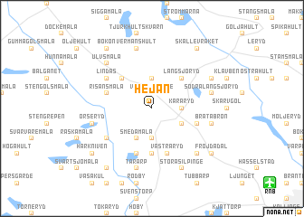 map of Hejan