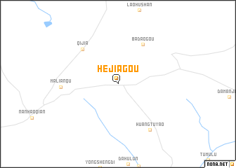 map of Hejiagou