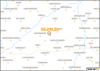 map of Hejialou