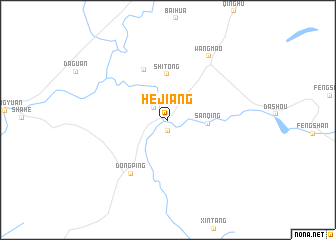 map of Hejiang