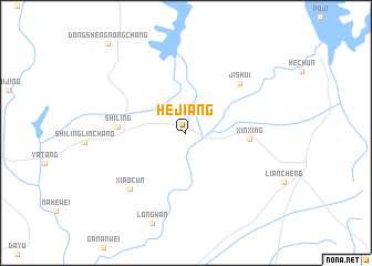 map of Hejiang