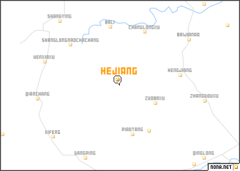 map of Hejiang