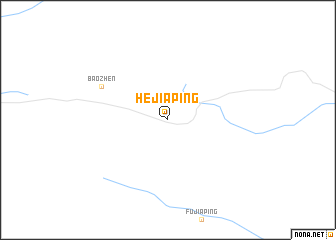 map of Hejiaping