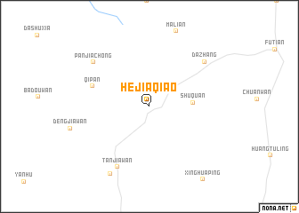 map of Hejiaqiao