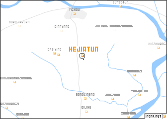 map of Hejiatun