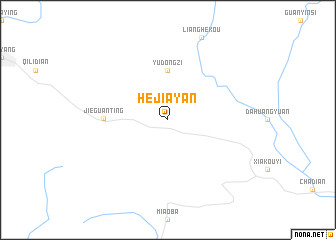 map of Hejiayan