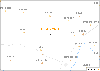 map of Hejiayao