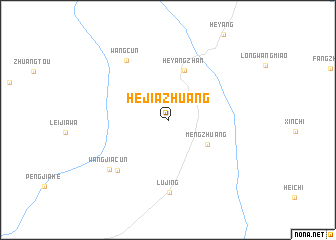 map of Hejiazhuang