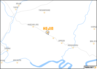 map of Hejia