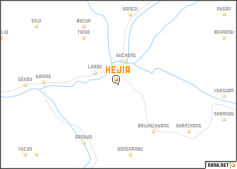 map of Hejia