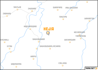 map of Hejia