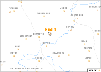 map of Hejia