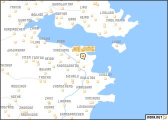 map of Hejing