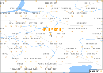 map of Hejlskov