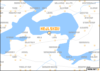 map of Hejlskov