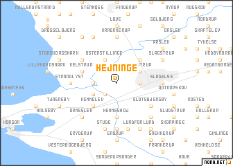 map of Hejninge