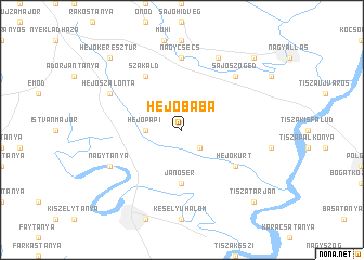 map of Hejőbába