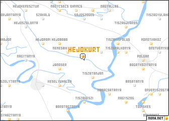 map of Hejőkürt