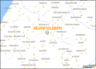 map of Hejrat el Garni