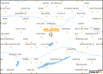 map of Hejring