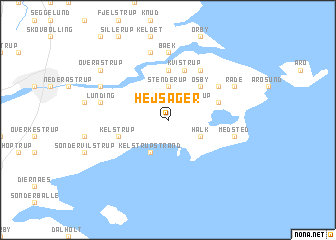 map of Hejsager