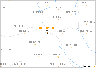 map of Hekimhan