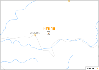 map of Hekou