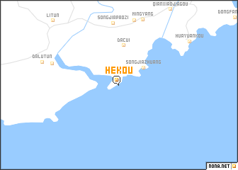 map of Hekou