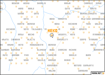 map of Hēko