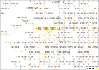 map of Hela-alagolla