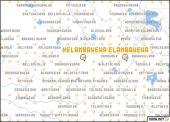 map of Helambawewa