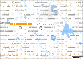 map of Helambawewa