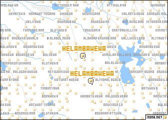 map of Helambawewa