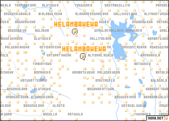 map of Helambawewa