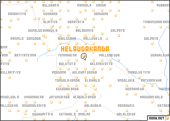 map of Helaudakanda