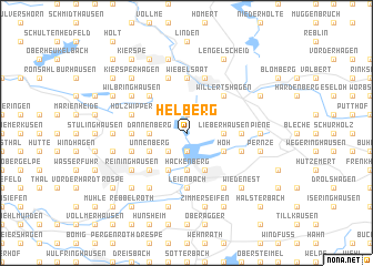 map of Helberg