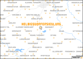 map of Helbigsdorfer Siedlung