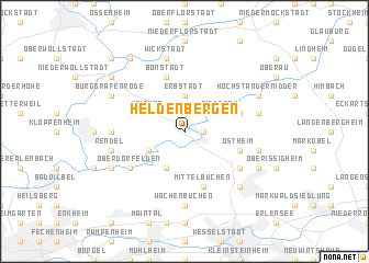 map of Heldenbergen