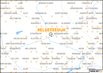 map of Heldensedijk