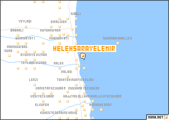map of Heleh Sarā-ye Lemīr